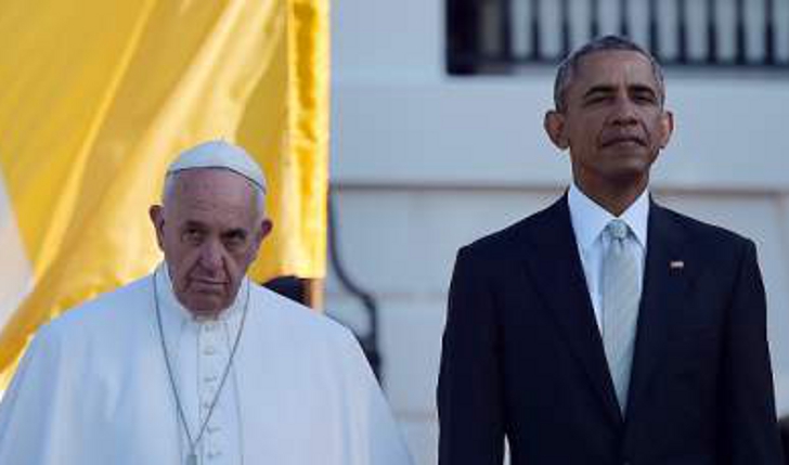 pope francis and barack obama