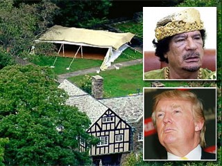 Gaddafi at Trump's